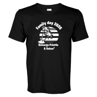 Baju Family Day - Silkscreen 1 Warna